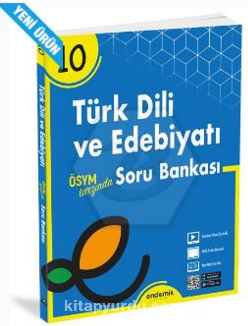 10.Sınıf Türk Dili ve Edebiyatı Soru Bankası Pdf İndir - ENDEMİK YAYINLARI Pdf İndir