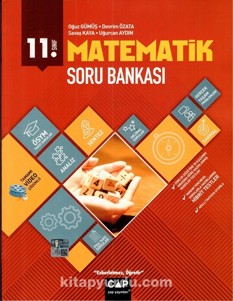 11. Sınıf Matematik Anadolu Soru Bankası Pdf İndir - ÇAP YAYINLARI Pdf İndir