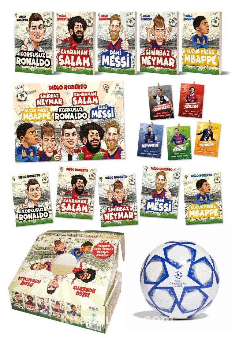 Efsane Futbolcular Kutulu Set (5 Kitap Takım- Futbol Topu Hediyeli) Pdf İndir - DOKUZ YAYINLARI Pdf İndir