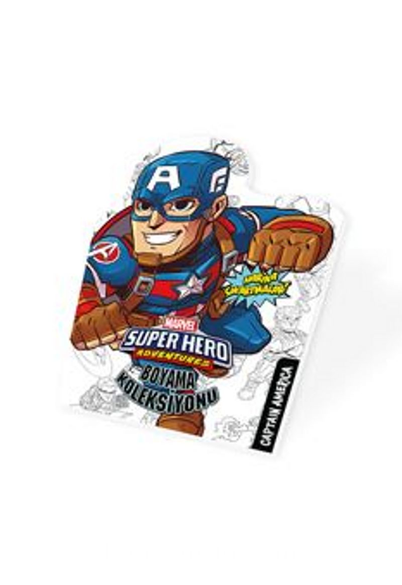 Marvel – Super Hero Adventures Boyama Koleksiyonu – Captaın Amerıca Pdf İndir - BETA KIDS - KAMPANYA Pdf İndir