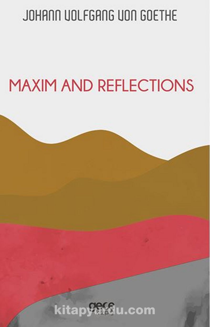 Maxim And Reflections Pdf İndir - GECE KİTAPLIĞI Pdf İndir