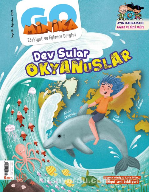 minikaGO Aylık Çocuk Dergisi Sayı: 56 Ağustos 2021 Pdf İndir - MİNİKAGO DERGİ Pdf İndir