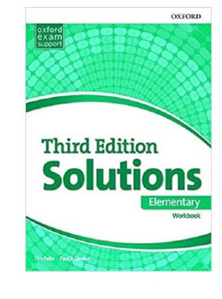 Solutions Elementary Workbook Pdf İndir - OXFORD UNIVERSITY PRESS Pdf İndir