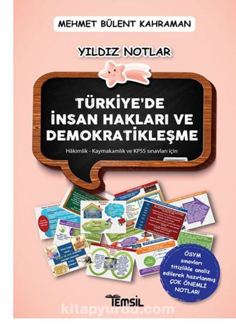Türkiye’de İnsan Hakları Ve Demokratikleşme Yıldız Notlar Pdf İndir - TEMSİL KİTAP Pdf İndir