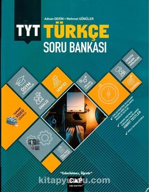 TYT Türkçe Soru Bankası Pdf İndir - ÇAP YAYINLARI Pdf İndir