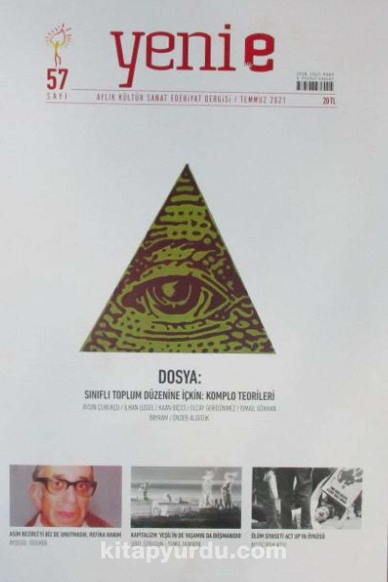 Yeni E Aylık Kültür Sanat Dergisi Sayı : 57 Temmuz 2021 Pdf İndir - AYRINTI-DERGİ Pdf İndir