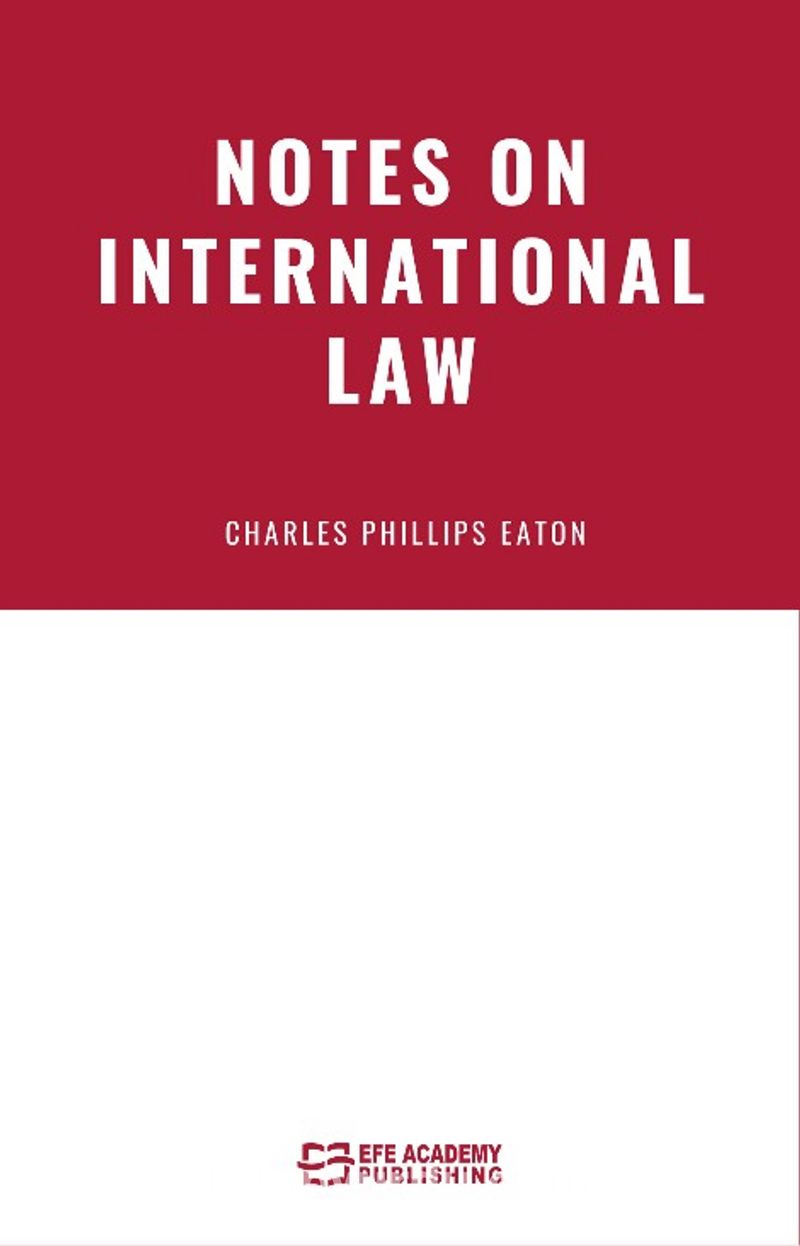 Notes On International Law Pdf İndir - EFE AKADEMİ YAYINLARI Pdf İndir
