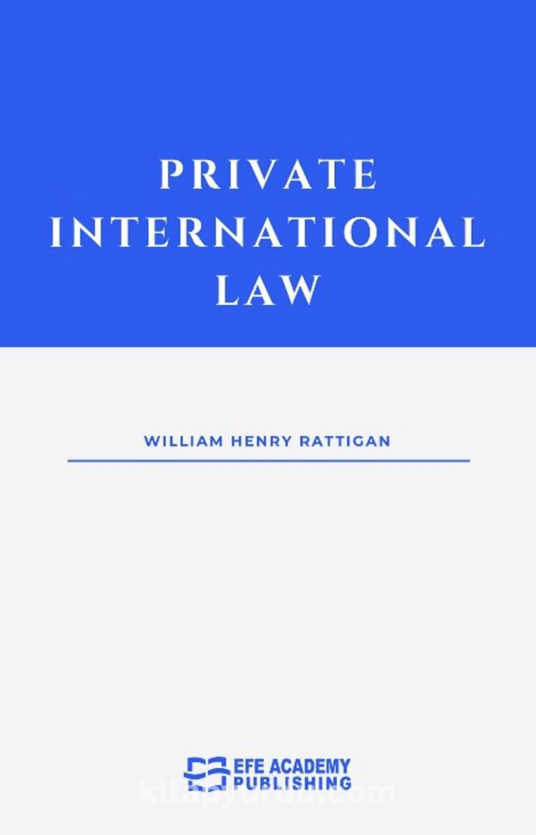 Private International Law Pdf İndir - EFE AKADEMİ YAYINLARI Pdf İndir